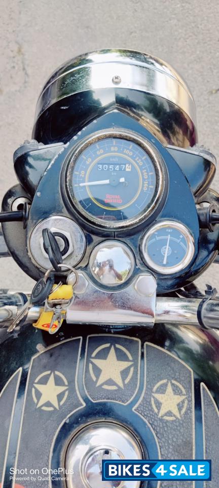 Black Royal Enfield Bullet Electra