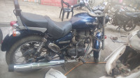 Blue Royal Enfield Thunderbird 350