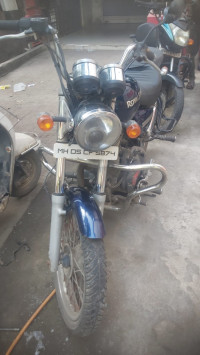 Blue Royal Enfield Thunderbird 350