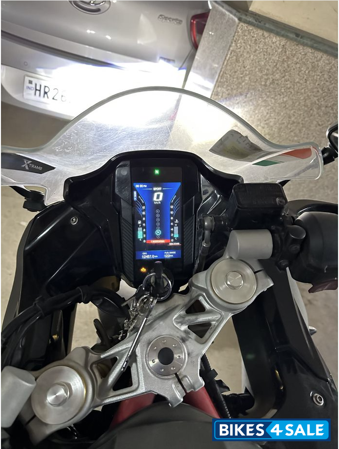 Grey-black TVS Apache RR 310 2020