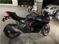Grey-black TVS Apache RR 310 2020