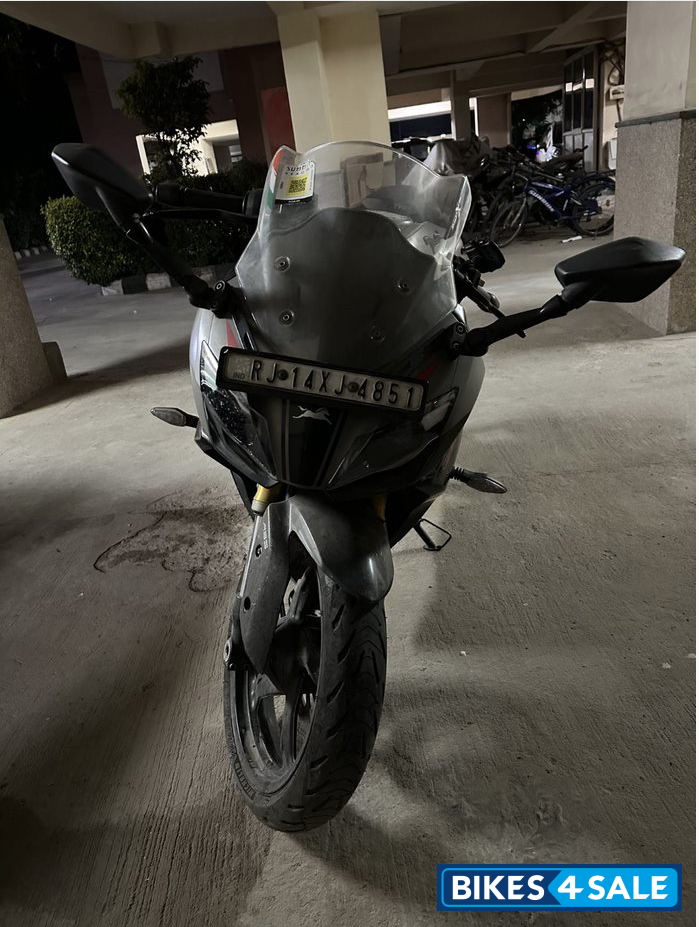 Grey-black TVS Apache RR 310 2020