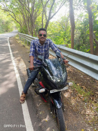 Ebony Blk Red Dkl Bajaj Pulsar 220 DTSFi