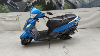 Electric Blue Suzuki Lets 110