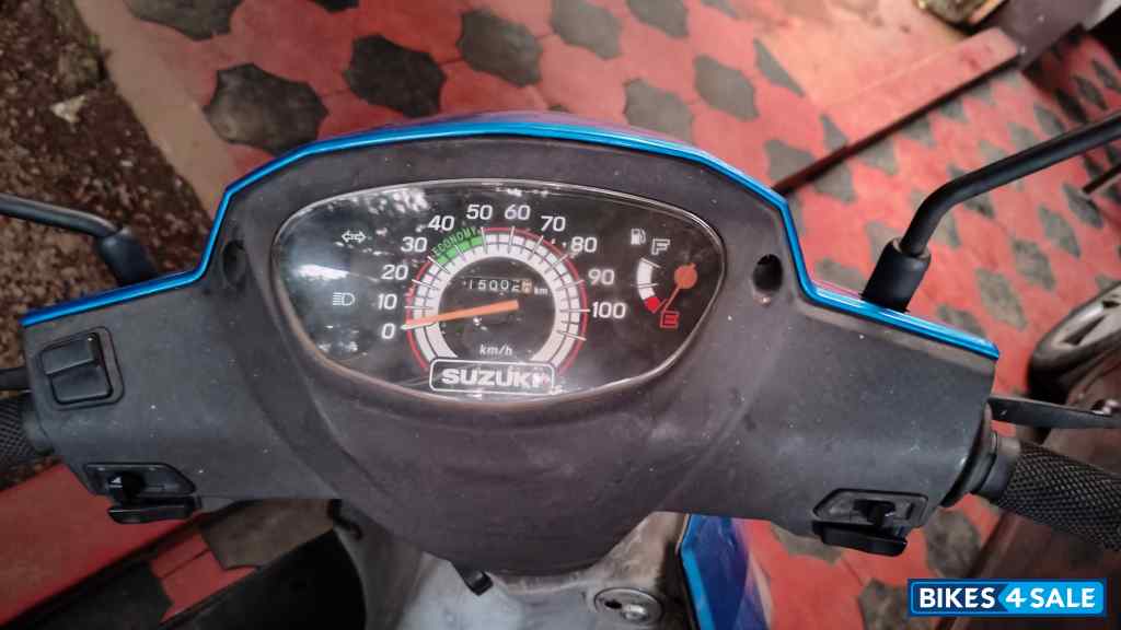 Electric Blue Suzuki Lets 110