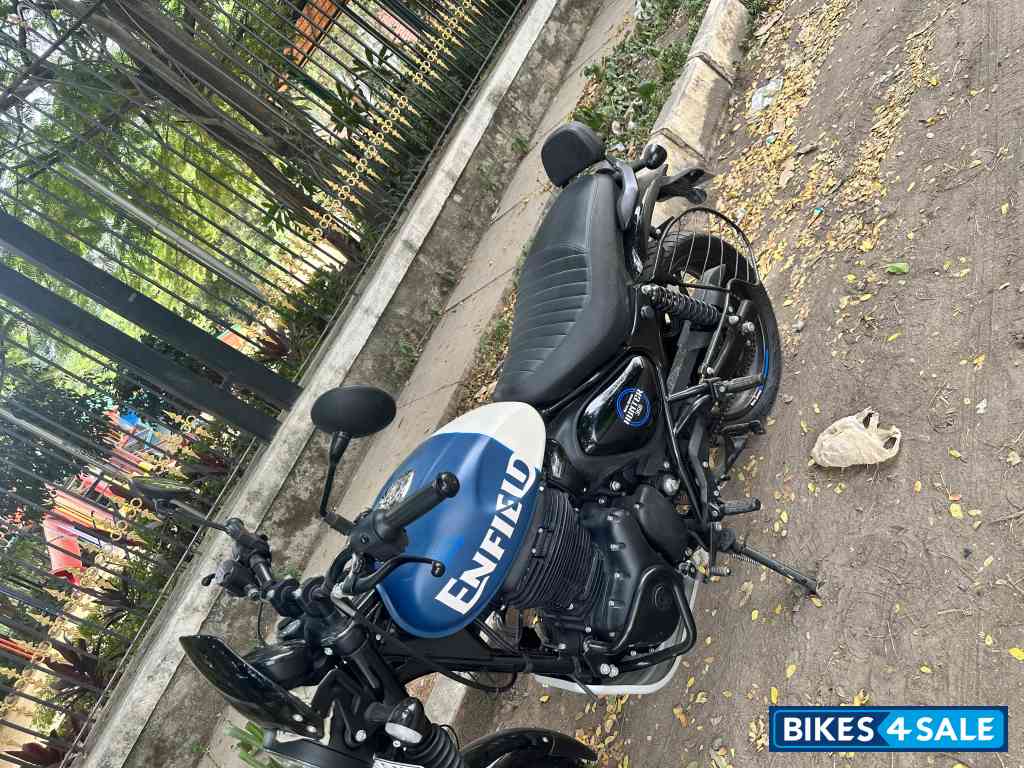 Rebel Blue Royal Enfield Hunter 350 Metro
