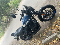 Rebel Blue Royal Enfield Hunter 350 Metro