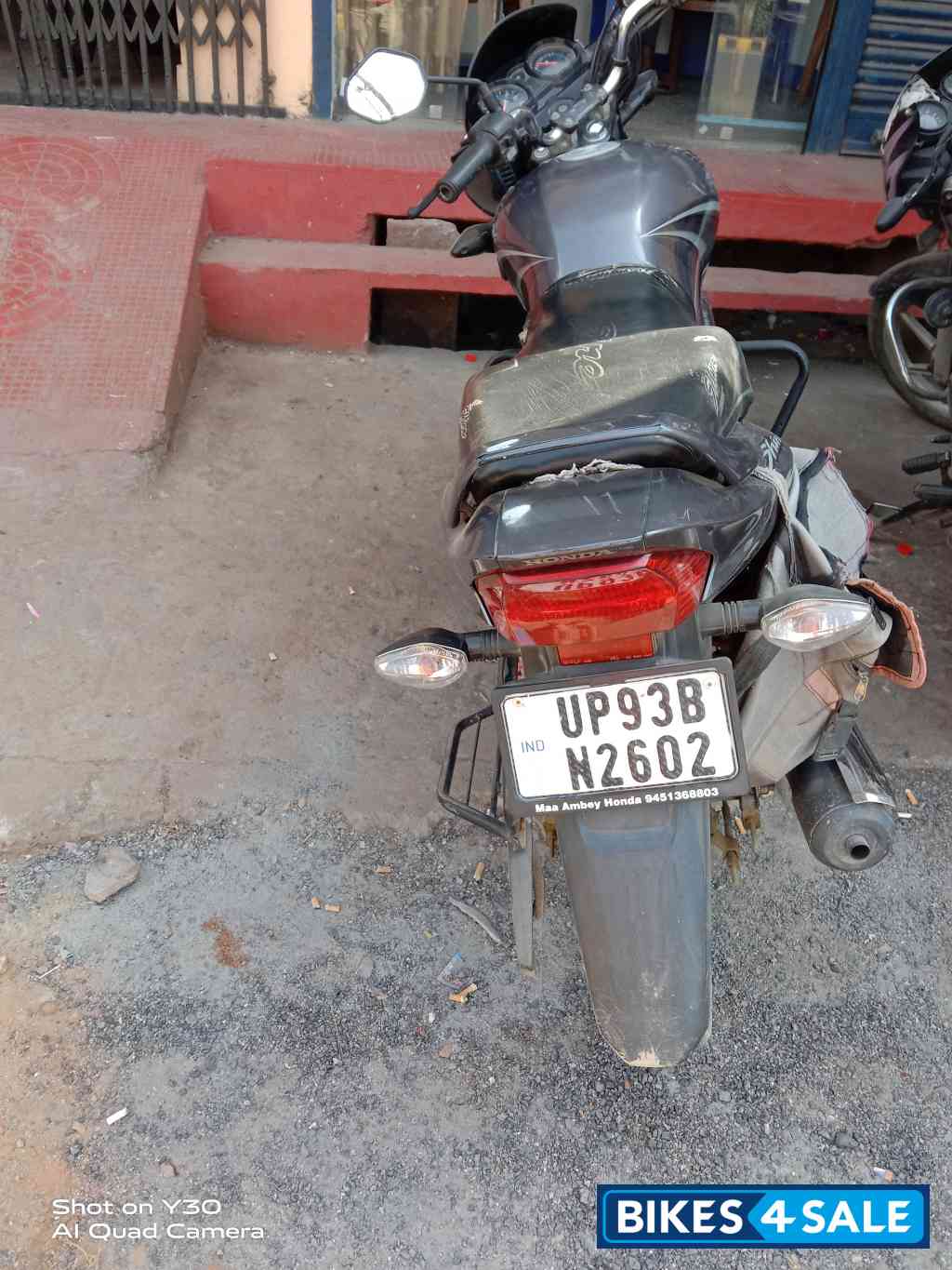 Grey Honda Shine 125 Disc OBD2