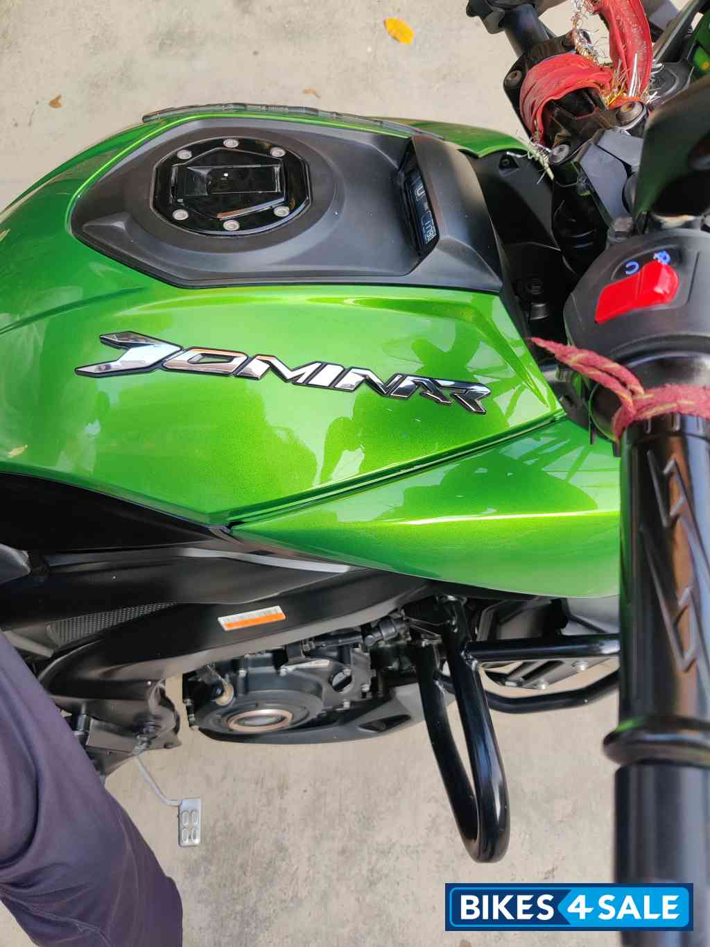 Green Bajaj Dominar 400 ABS BS6
