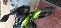 Black And Green Yamaha Fazer