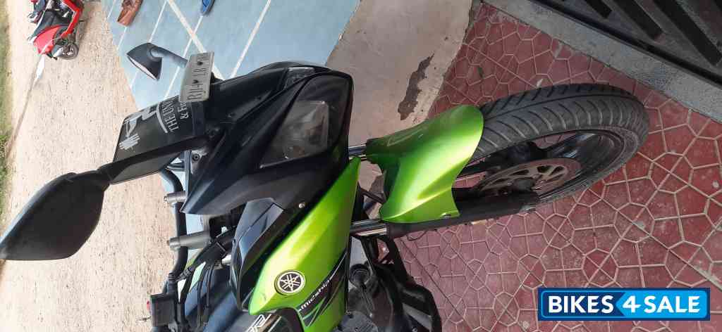 Black And Green Yamaha Fazer