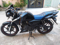 Black TVS Apache RTR 160 BS VI