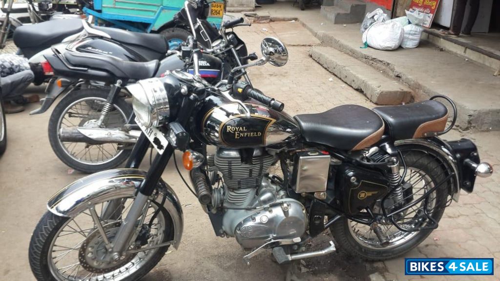Silver Crome Royal Enfield Classic 500