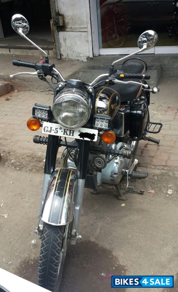 Silver Crome Royal Enfield Classic 500
