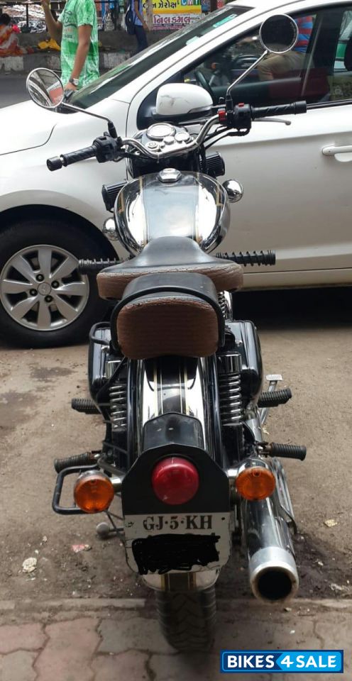 Silver Crome Royal Enfield Classic 500