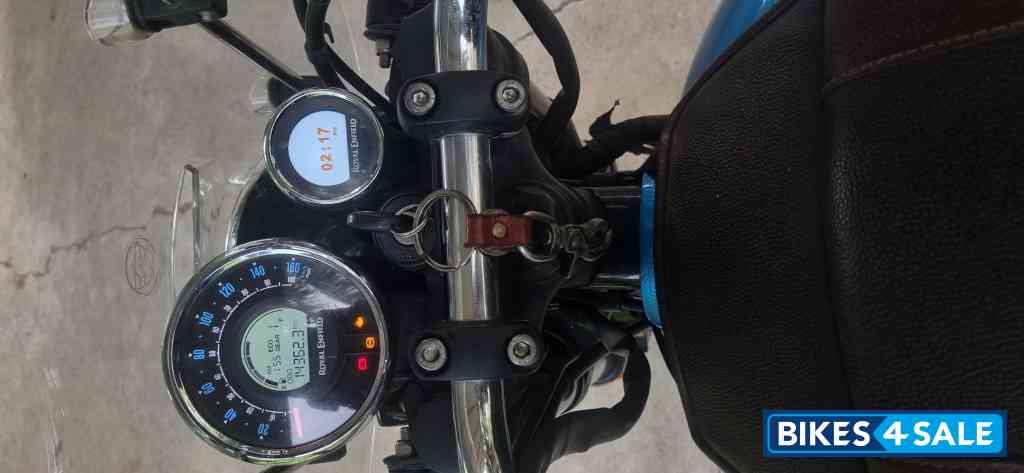 Supernova Blue Royal Enfield Meteor 350 Supernova