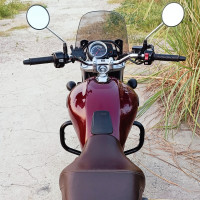 Red Honda 2023 CB350 Hness DLX Pro Chrome