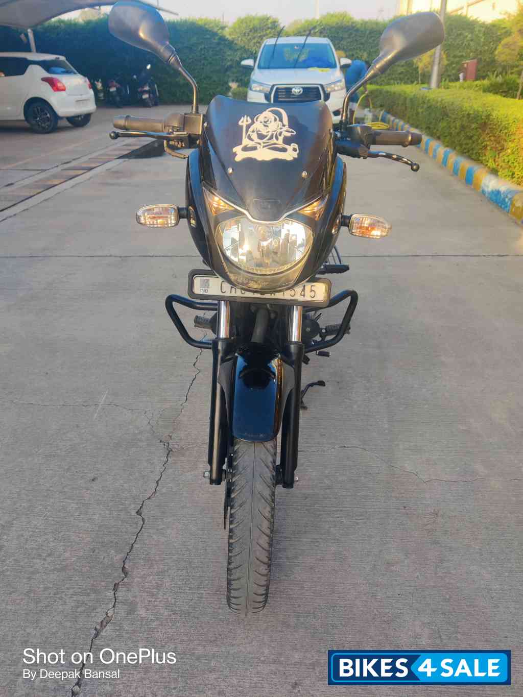 Black Bajaj Pulsar 150 Neon