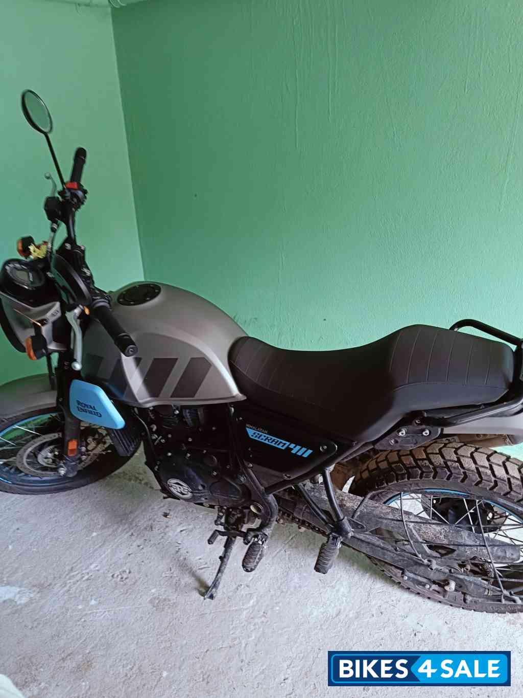 Graphite Blue Royal Enfield Scram 411