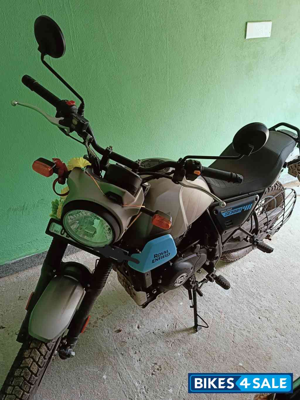 Graphite Blue Royal Enfield Scram 411