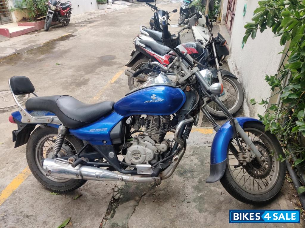 Blue Bajaj Avenger