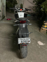 White / Orange KTM Duke 200