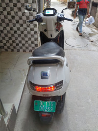 Pearl White TVS iQube Electric