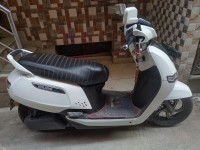 Pearl White TVS iQube Electric