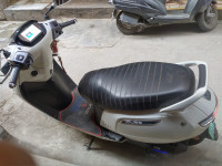 Pearl White TVS iQube Electric