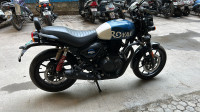 Blue Royal Enfield Hunter 350 Metro
