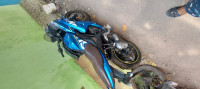 Blue Suzuki Gixxer SF