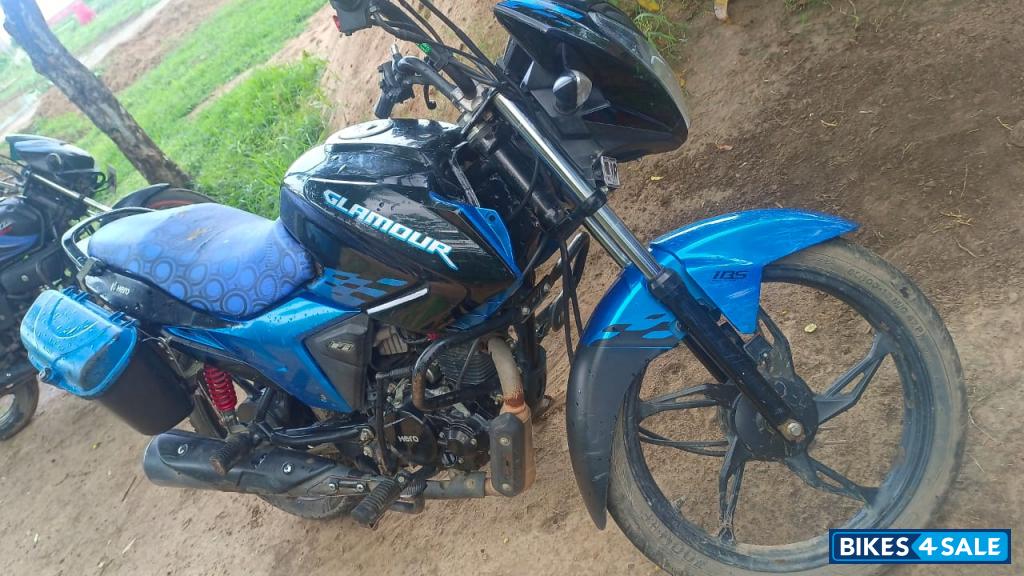 Black Bolu Hero Glamour 125 Drum