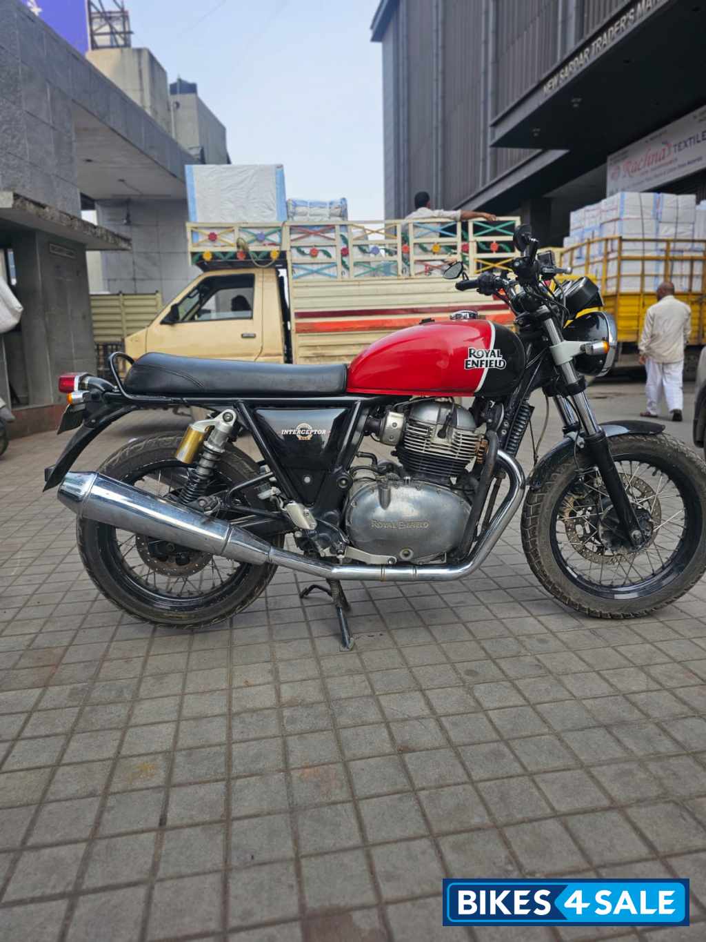 Red Royal Enfield Interceptor 650 Twin
