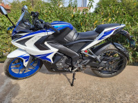 Racing Blue Bajaj Pulsar RS 200