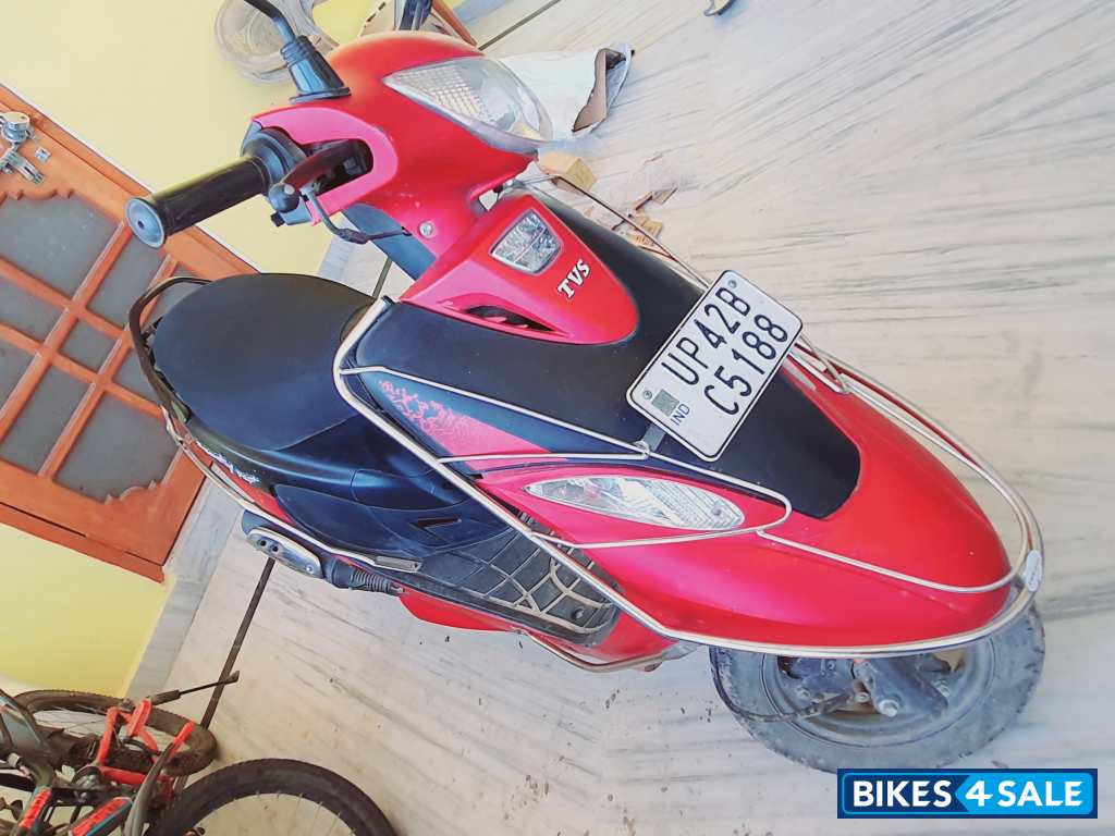 Matte Red TVS Scooty Pep Plus BS6