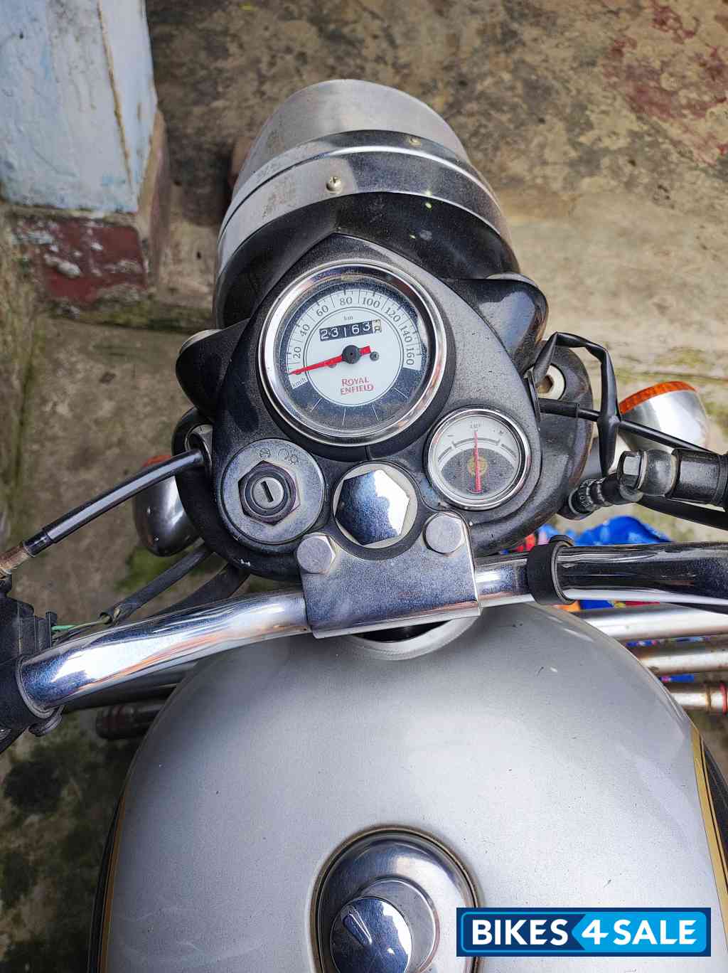 Silver Royal Enfield Classic 350