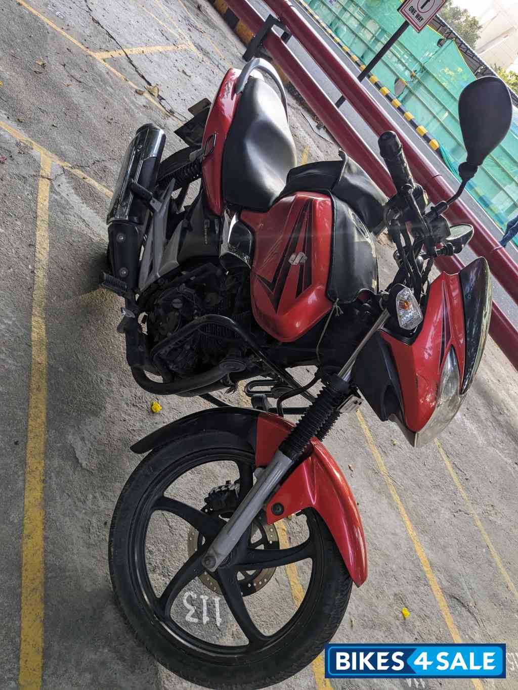 Orange Suzuki GS 150R