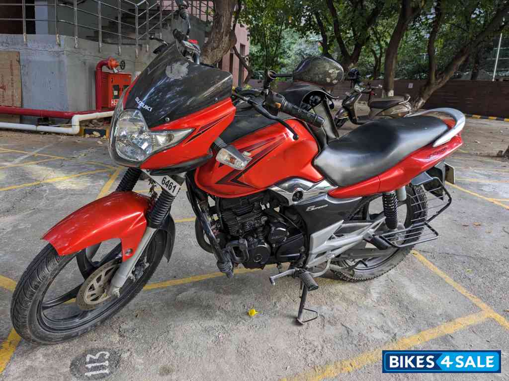 Orange Suzuki GS 150R