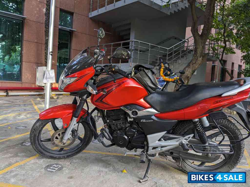 Orange Suzuki GS 150R