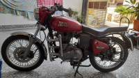 Red Royal Enfield Bullet Electra