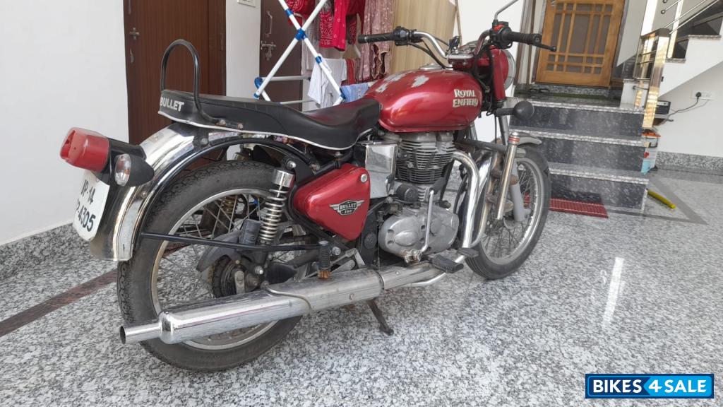 Red Royal Enfield Bullet Electra