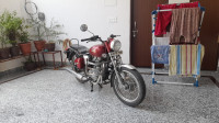 Red Royal Enfield Bullet Electra