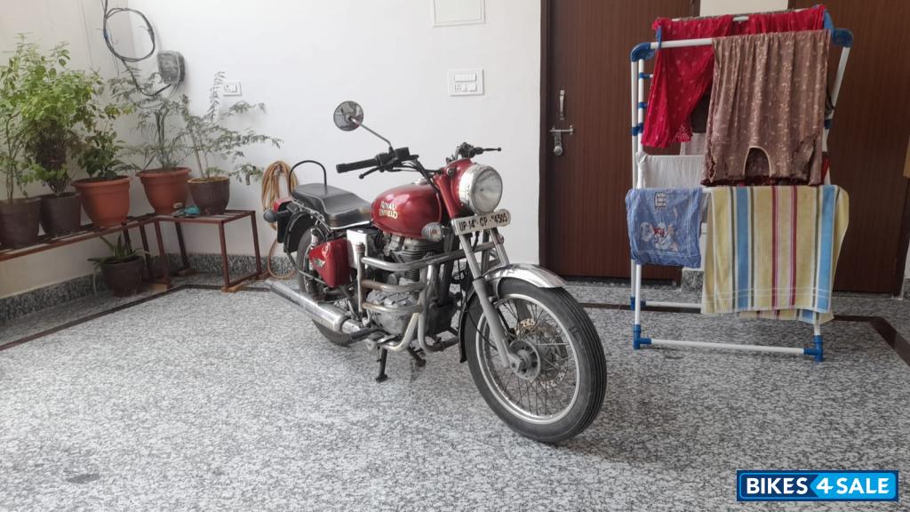 Red Royal Enfield Bullet Electra