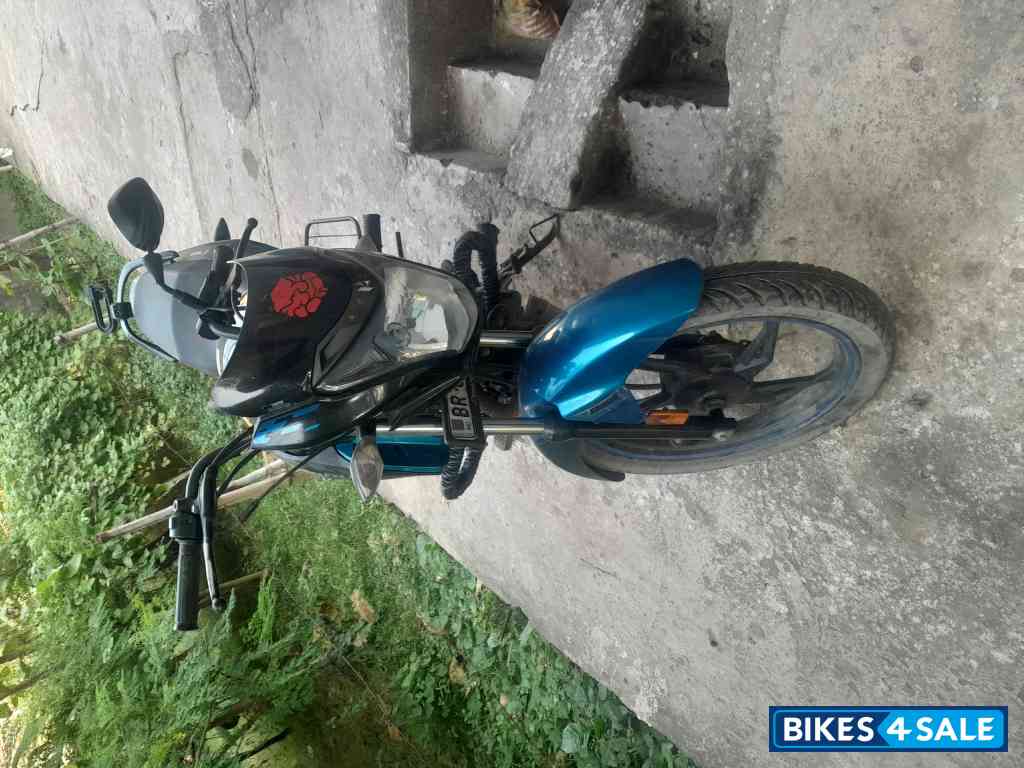 Blue Black Hero Glamour 125 Drum