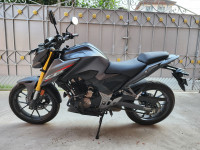 Black Honda CB300F Deluxe