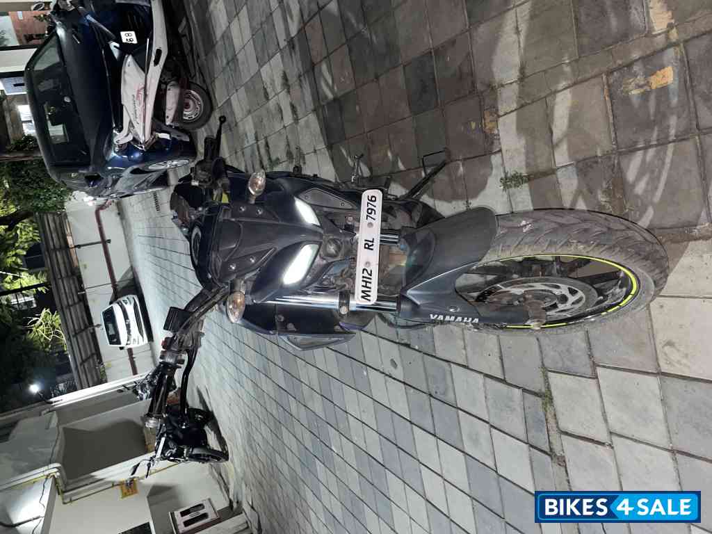 Blue Yamaha MT-15