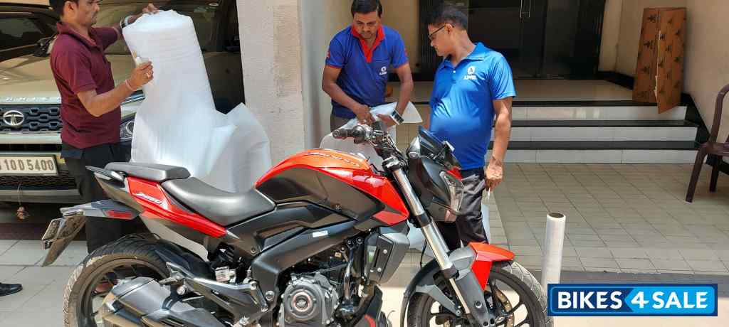 Red And Black Bajaj Dominar 250