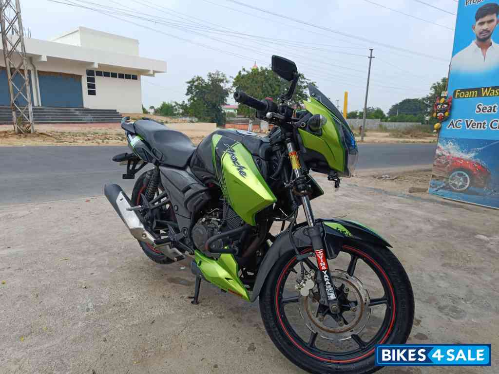 Parrot Green TVS Apache RTR 160