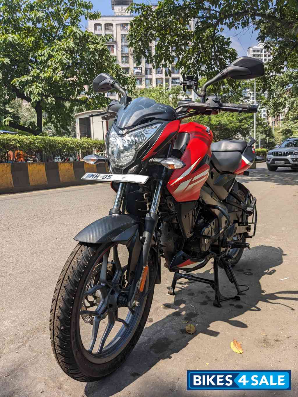 Burnt Red Bajaj Pulsar NS125 2022