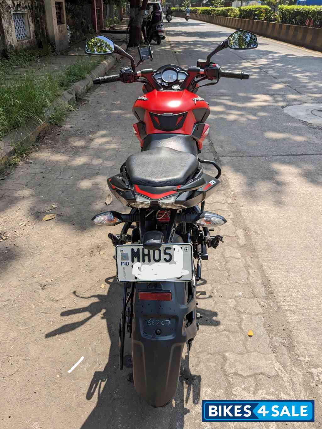 Burnt Red Bajaj Pulsar NS125 2022